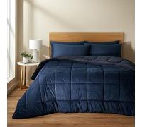 Catherine Lansfield Navy Cosy Cord 6.5 Tog Coverless Duvet