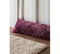 Catherine Lansfield Cosy Diamond Draught Excluder in Purple | Charlies