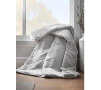 Catherine Lansfield Cosy Diamond Throw Range Blush
