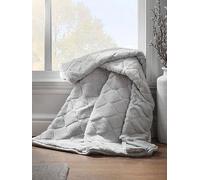 Catherine Lansfield, White, Throw-137x170cm DS/55599/W/130170/WH