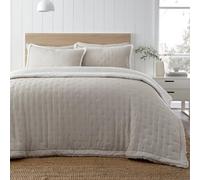 Catherine Lansfield Cosy Nori Soft Sherpa 220x230 cm Bedspread Cream