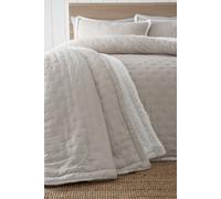 Catherine Lansfield Bedspread Cosy Nori Soft Sherpa 220x230 cm Cream