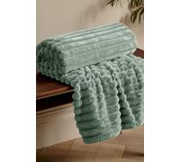 Cosy Ribbed Throw Blanket 130cm x 170cm