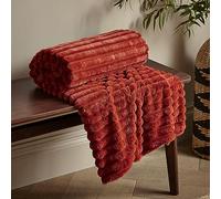 Catherine Lansfield Cosy Ribbed Throw