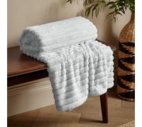 Cosy Ribbed Throw Blanket 130cm x 170cm