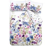 Catherine Lansfield Countryside Floral Duvet Cover Set Pink