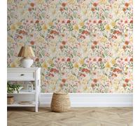 Catherine Lansfield Countryside Floral Wallpaper Pink - Pink