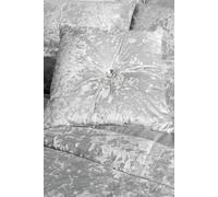 Catherine Lansfield 'Crushed Velvet' Cushion in Silver | Size: 55 cm x 55 cm Catherine Lansfield Silver 55 cm x 55 cm