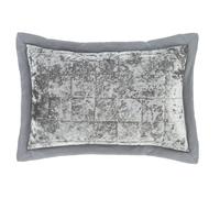 Catherine Lansfield Crushed Velvet Pillowshams Pair Silver