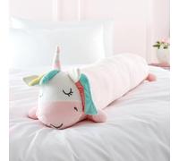 Catherine Lansfield Cuddle Friends Unicorn 90x15cm Large 3D Cushion Pink