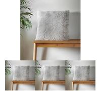 Catherine Lansfield Cuddly Cushion 45x45cm Silver (Pack of 4)