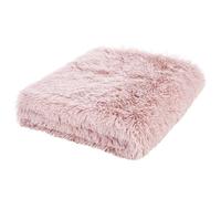 Catherine Lansfield Cuddly Deep Pile 150x200cm Blanket Throw Blush Pink