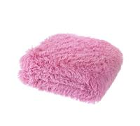 Catherine Lansfield Cuddly Deep Pile 150x200cm Blanket Throw Candy Pink