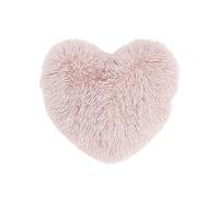 Catherine Lansfield Cuddly Heart Shaped Cushion Blush