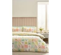 Catherine Lansfield 'Daisy Patchwork' Reversible Duvet Cover Set | Size: Single Catherine Lansfield Multicolor Single