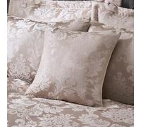 Catherine Lansfield Damask Jacquard Cushion - Champagne Gold