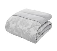 Catherine Lansfield Damask Jacquard Bedspread Jacquard Silver