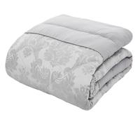 Catherine Lansfield Damask Jacquard Luxury Duvet Cover Bedroom Collection Silver