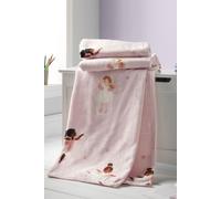 Catherine Lansfield 'Dancing Fairies' Blanket Throw in Pink | Size: 130 cm x 170 cm Catherine Lansfield Pink 130 cm x 170 cm