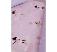 Catherine Lansfield 'Dancing Fairies' Fitted Sheet in Pink | Size: Single Catherine Lansfield Pink Single