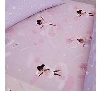 Catherine Lansfield Dancing Fairies Junior Fitted Sheet Pink