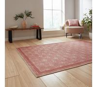 Catherine Lansfield Deco Peacock Terracotta Rug - 76x150cm