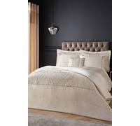 Catherine Lansfield 'deco Sequin' Quilted Bedspread In Gold Gold 240cm x 260cm