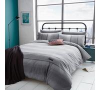 Catherine Lansfield Denim Grey Bedding Set - Kingsize