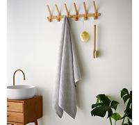 Catherine Lansfield Diamond Geo Sculpted 90x140cm Cotton Bath Sheet Grey