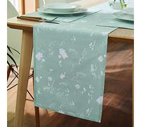 Catherine Lansfield Dining Meadowsweet Floral Indoor 33x220 cm Runner Green