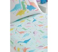Catherine Lansfield Dinosaur Friends Fitted Sheet Natural