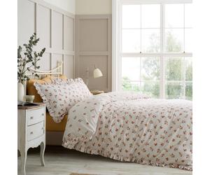 Catherine Lansfield Ditsy Floral Frill Bedding Set - Single