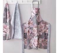 Catherine Lansfield 'Dramatic Floral' Apron in Grey Catherine Lansfield Grey