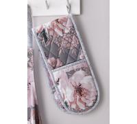 Catherine Lansfield 'Dramatic Floral' Double Oven Glove in Grey Catherine Lansfield Grey