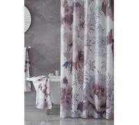 Catherine Lansfield Dramatic Floral Shower Curtain Blush