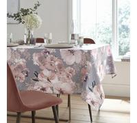 Catherine Lansfield Dramatic Floral 137cm x 178cm Table Cloth in Grey | Size: 137 cm x 178 cm Catherine Lansfield Grey 137 cm x 178 cm