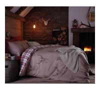Catherine Lansfield Easy Care Cotton Rich Stag Reversible Single Duvet Set