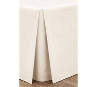 Catherine Lansfield 'easy Iron Percale' Base Valance Sheet In Cream Cream Double