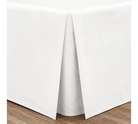 Catherine Lansfield Easy Iron Percale Combed Double Base Valance Sheet White