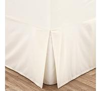 Catherine Lansfield Easy Iron Percale Combed Double Fitted Valance Sheet Cream