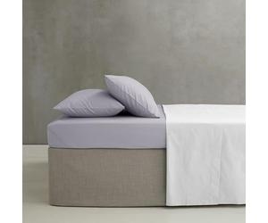 Catherine Lansfield Easy Iron Percale Combed Extra Deep Double Fitted Sheet Lilac
