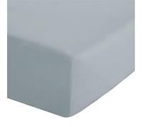 Catherine Lansfield Easy Iron Percale Combed Extra Deep King Fitted Sheet Duck egg Blue