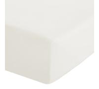Catherine Lansfield Fitted Sheet Easy Iron Percale Combed Polycotton 35cm Depth King Cream