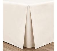 'Easy Iron Percale' Base Valance Sheet Catherine Lansfield Cream King
