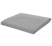 Catherine Lansfield Easy Iron Percale Combed King Flat Sheet Grey