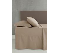 Catherine Lansfield Fitted Sheet – Easy Iron Percale Combed Polycotton King 25cm Natural