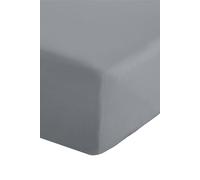 Catherine Lansfield 'Easy Iron Percale' Combed Polycotton 35cm Depth Sheet in Grey | Size: King Fitted Catherine Lansfield Grey King Fitted