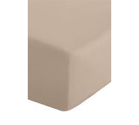 Catherine Lansfield 'Easy Iron Percale' Combed Polycotton 35cm Depth Sheet in Natural | Size: Double Fitted Catherine Lansfield Natural Double Fitted