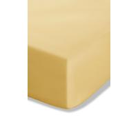 Catherine Lansfield Double Fitted Sheet Easy Iron Percale Combed Polycotton 35cm Depth Ochre