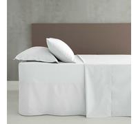Catherine Lansfield Flat Sheet Easy Iron Percale Combed Super King White